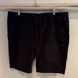 Calvin Klein Men's Black Flat Front Shorts